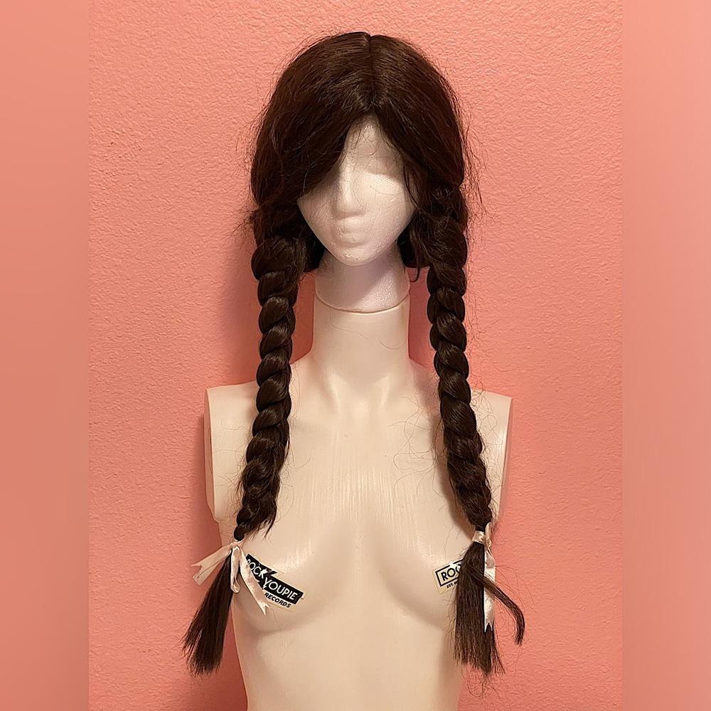 Brunette long braids Wig